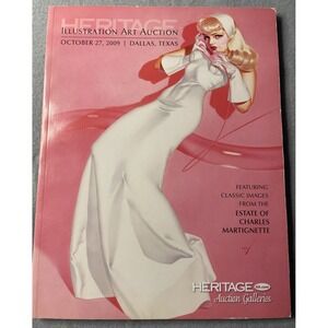 Heritage ART CATALOG (OCT, 09)George Petty, Leyendecker With Order Form